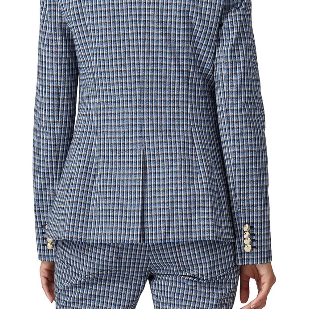 Derek Lam 10 Crosby Plaid Blazer - SIZE 16 - Picture 3 of 6